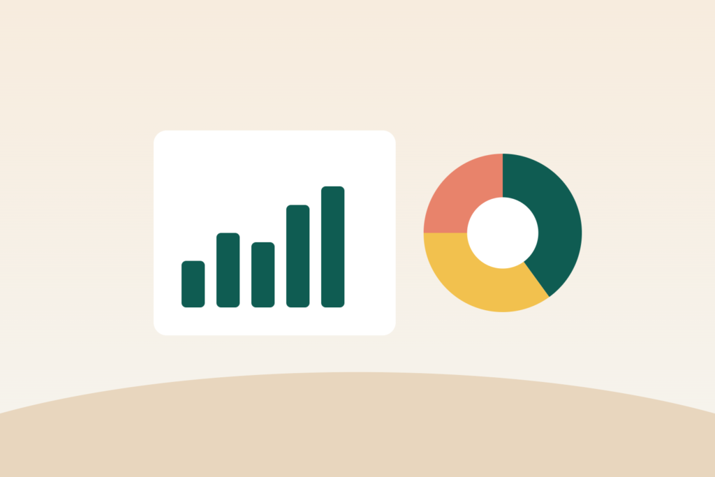 Illustration of a diversified fund chart representing ETF investing